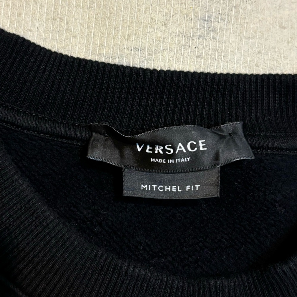 Versace Runway Multiprint Spellout Sweatshirt - image 3